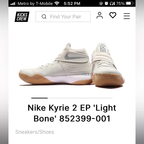 Kyrie 2 light bone sales
